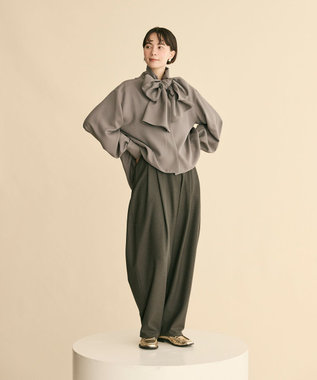 洗濯機可】ビックリボンパウダリーブラウス / #Newans | ファッション