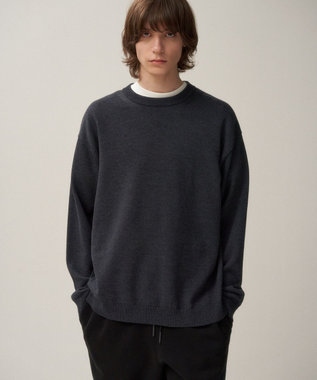 GARMENT DYED SILK WASHI | クルーネックセーター - UNISEX / ATON