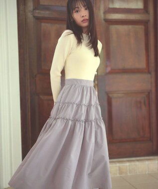 ティアードスカートドッキング ワンピース / Feroux | ファッション