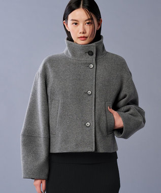 撥水】プルーフ メルトン スタンドネック コート（uncrave STANDARD