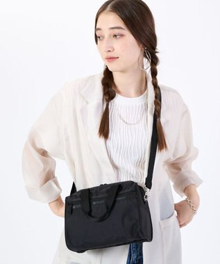 EVERYDAY SM SATCHEL/リサイクルドブラックJP / LeSportsac