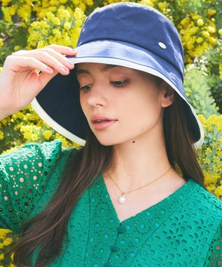 サイズ調整可】TRIM RIBBON BUCKET HAT バケットハット / TOCCA