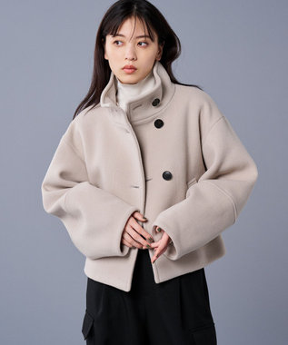 撥水】プルーフ メルトン スタンドネック コート（uncrave STANDARD