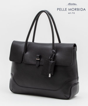 日本製【PELLE MORBIDA】2WAY シュリンクレザートートバッグ