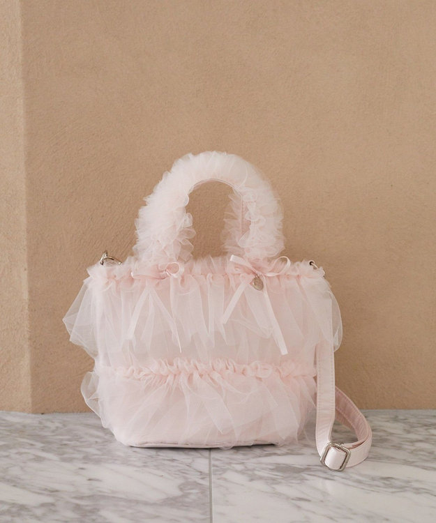チュールフリル2Wayトートバッグ / Maison de FLEUR | ファッション