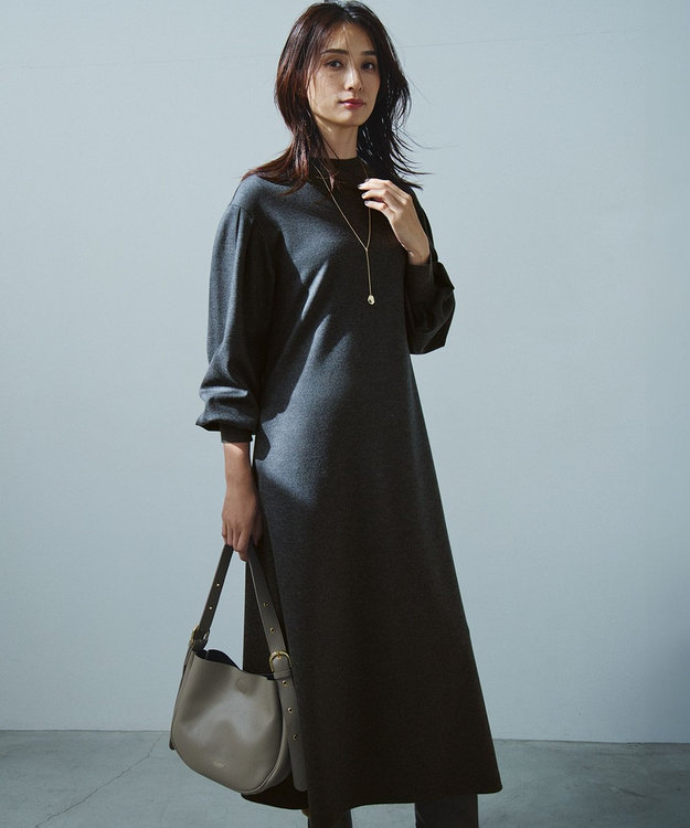 洗える】ウールミルドジャージー ワンピース / 23区 | ファッション