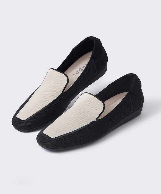 撥水/洗える】クラシック ニット ローファー / steppi | ファッション