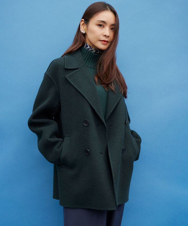 滝沢眞規子さん着用】MANTECOPureリバー Pコート / 23区 L