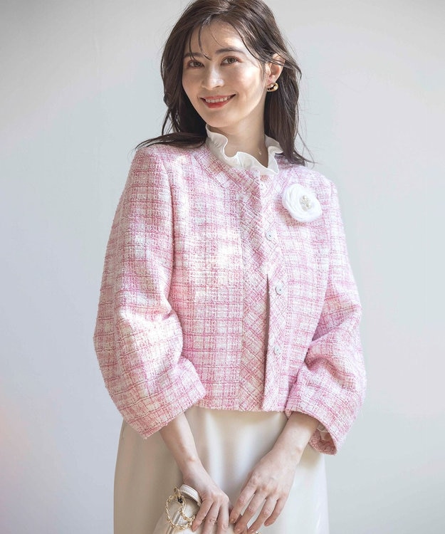 KUMIKYOKU NAVY】マカロンツイード ジャケット / 組曲 L