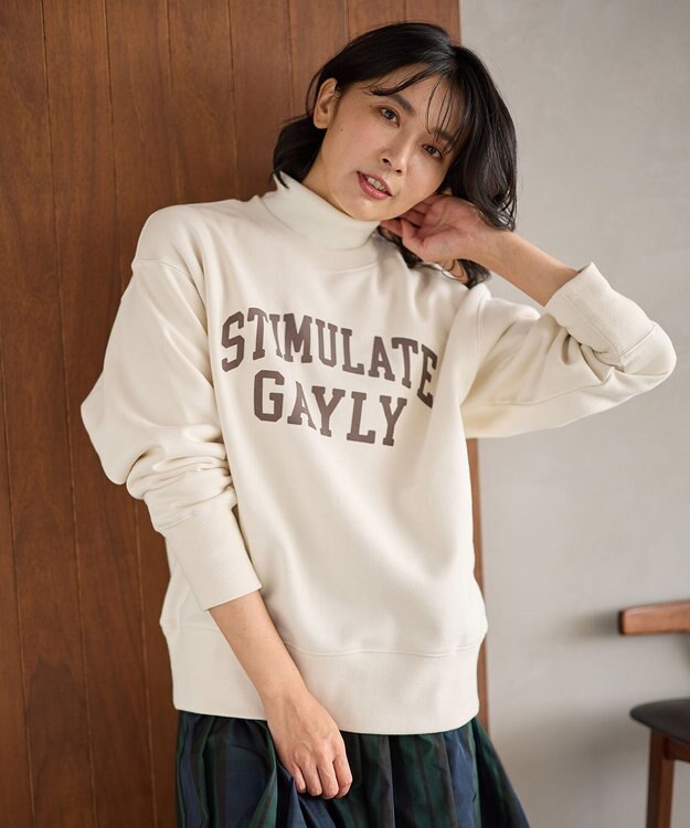 洗濯機可】裏起毛スウェットロゴプルオーバー / ANY | ファッション