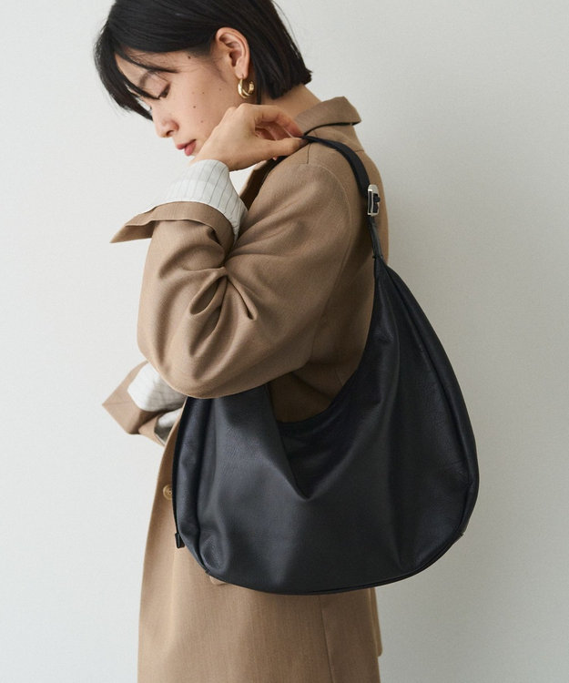 ソフトレザーラウンドビッグショルダーバッグ(CE-1325-WEB) / russet