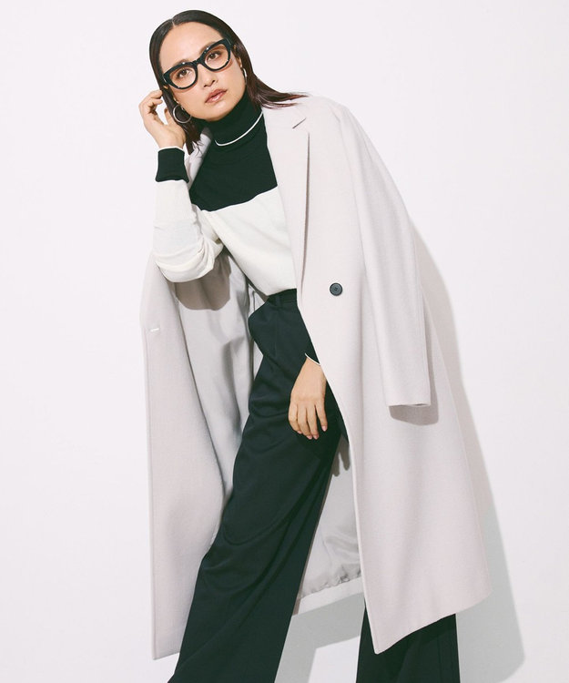 ウールカシミヤメルトン チェスターコート / ICB | ファッション通販