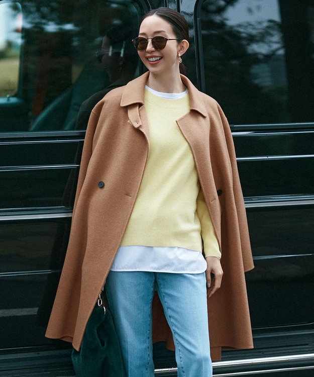 滝沢眞規子さん着用/Oggi掲載】MANTECOPure リバーコート / 23区