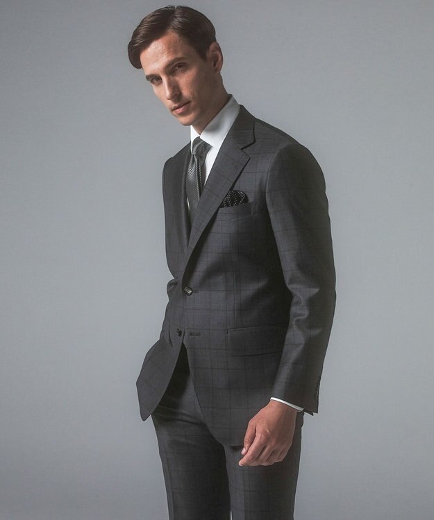 ZEGNA/ゼニア】TROFEO/トロフェオ スーツ（グレー×格子） / GOTAIRIKU