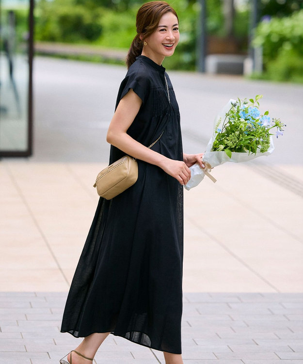 一部店舗限定/接触冷感/洗える】ラミータンブラー フレンチスリーブ