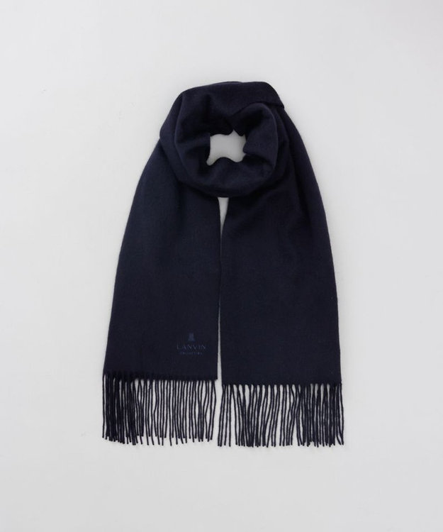 LANVIN COLLECTION ランバン コレクション カシミヤ 無地ストール（幅