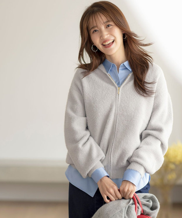 洗える】シャギーニット パーカー / ANY SIS | ファッション通販