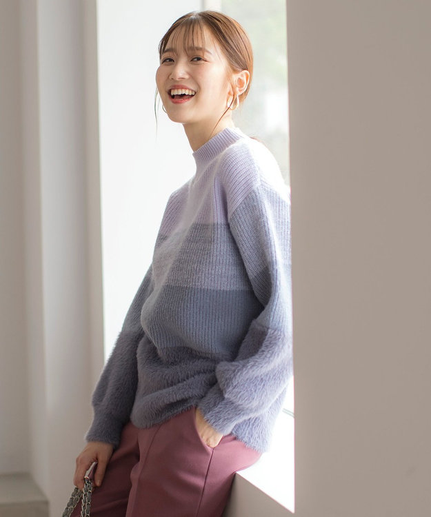 洗える】グラデーションフェザー ニット / ANY SIS | ファッション通販