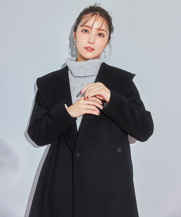 LOOFAH ショールカラーウールコート / TOCCA | ファッション通販