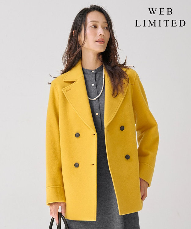 WEB限定カラーあり】Jackal ソフトメルトン Pコート / J.PRESS LADIES