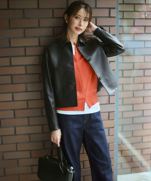 ラムレザー ステンカラー ジャケット / 23区 S | ファッション通販