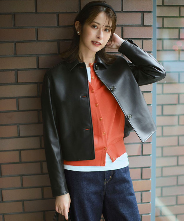 ラムレザー ステンカラー ジャケット / 23区 | ファッション通販