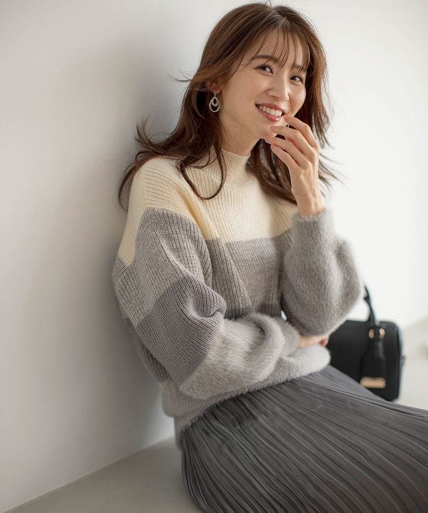 洗える】グラデーションフェザー ニット / ANY SIS | ファッション通販