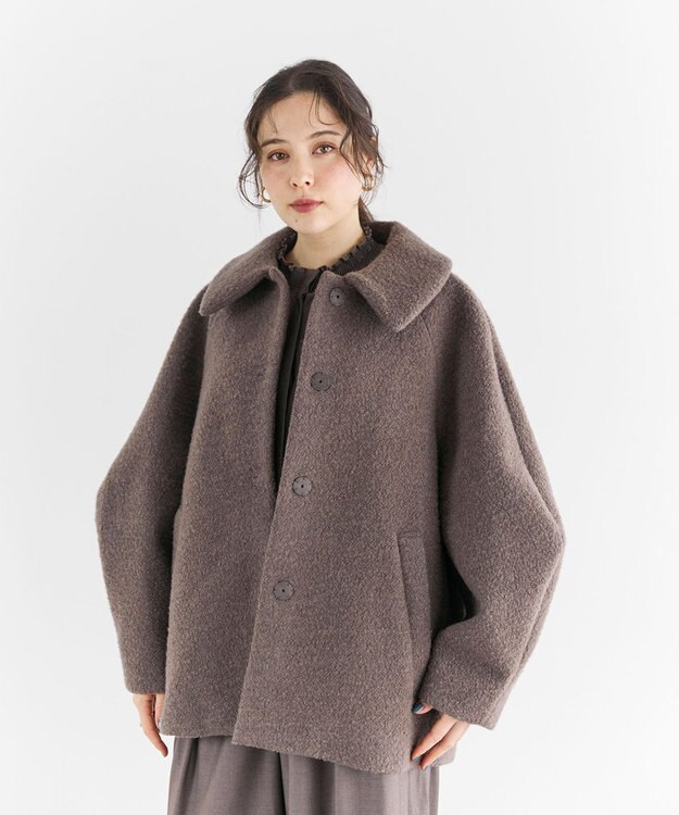 昨年即完売コート新色追加！】プードルコクーンコート / #Newans