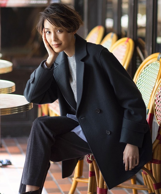 Jackal 140s ソフトメルトン Pコート / J.PRESS LADIES | ファッション