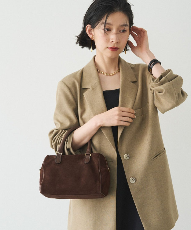 スエード2WAYミニボストンバッグ(CE-1570-WEB) / russet