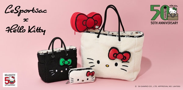 50周年を迎えるHello KittyとLeSportsacのコラボレーションが登場