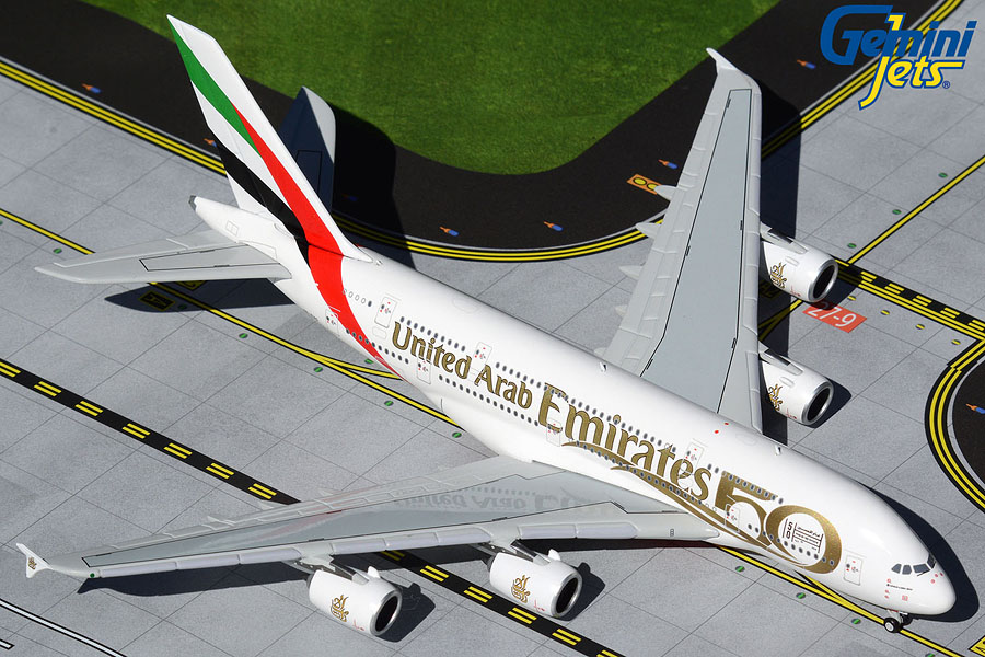 GJUAE2051 GEMINI JETS Emirates UAE 50th Ann / エミレーツ航空 A380