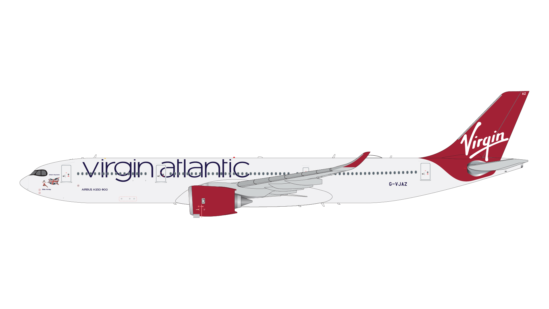 G2VIR1212 GEMINI 200 Virgin Atlantic Airways / ヴァージン