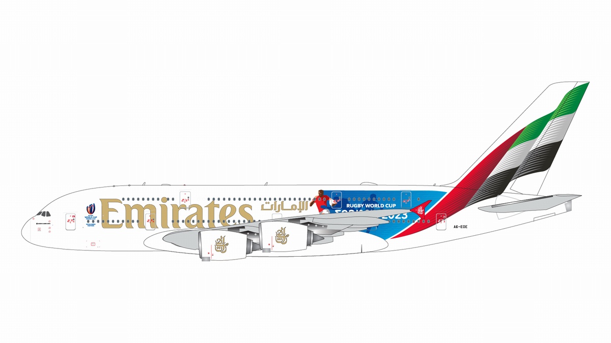 GJUAE2242 GEMINI JETS Emirates / エミレーツ航空 “Rugby World Cup