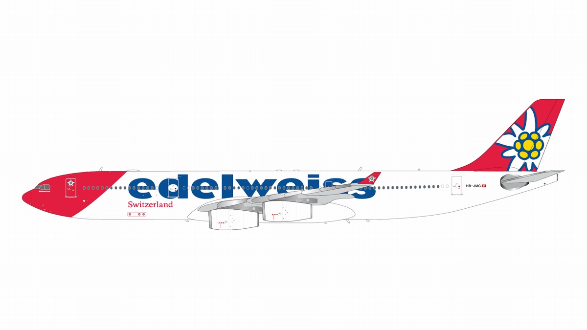 G2EDW1354 GEMINI 200 Edelweiss Air / エーデルワイス航空 A340-300