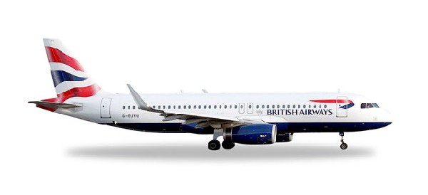 528313 Herpa British Airways A320 G-EUYU 1:500 完売しました