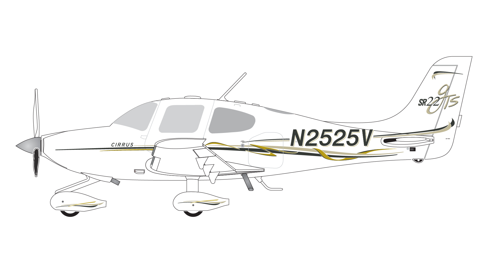 GGCIR013 Gemini General aviation Cirrus Aircraft / シーラス・エア