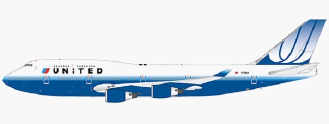 XX2267A JCWING United Airlines / ユナイテッド航空 B747-400 N128UA