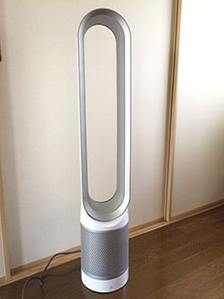 あのダイソンの羽なし扇風機に 空気清浄機能付きの新製品が登場