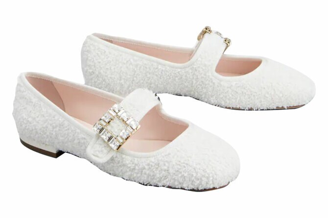 Roger Vivier アイボリー バイカラー定番バレエシューズ39.5 Roger