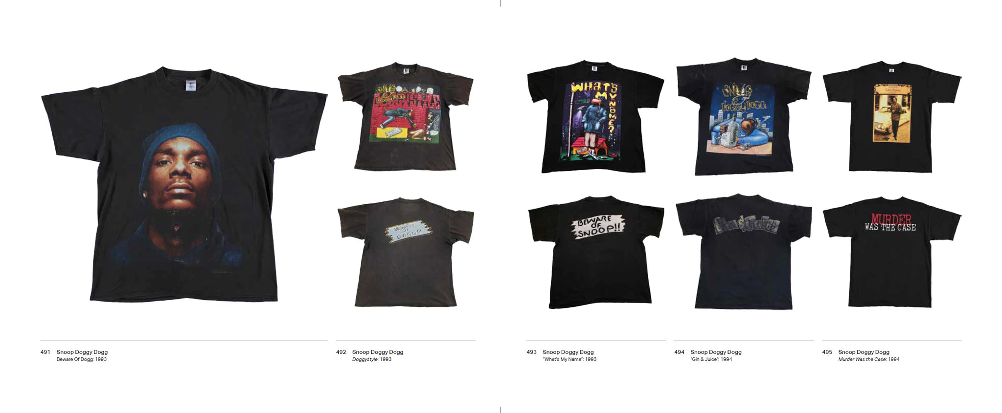 Rap Tees: A Collection of Hip Hop T-Shirts 1980-1999 by DJ Ross