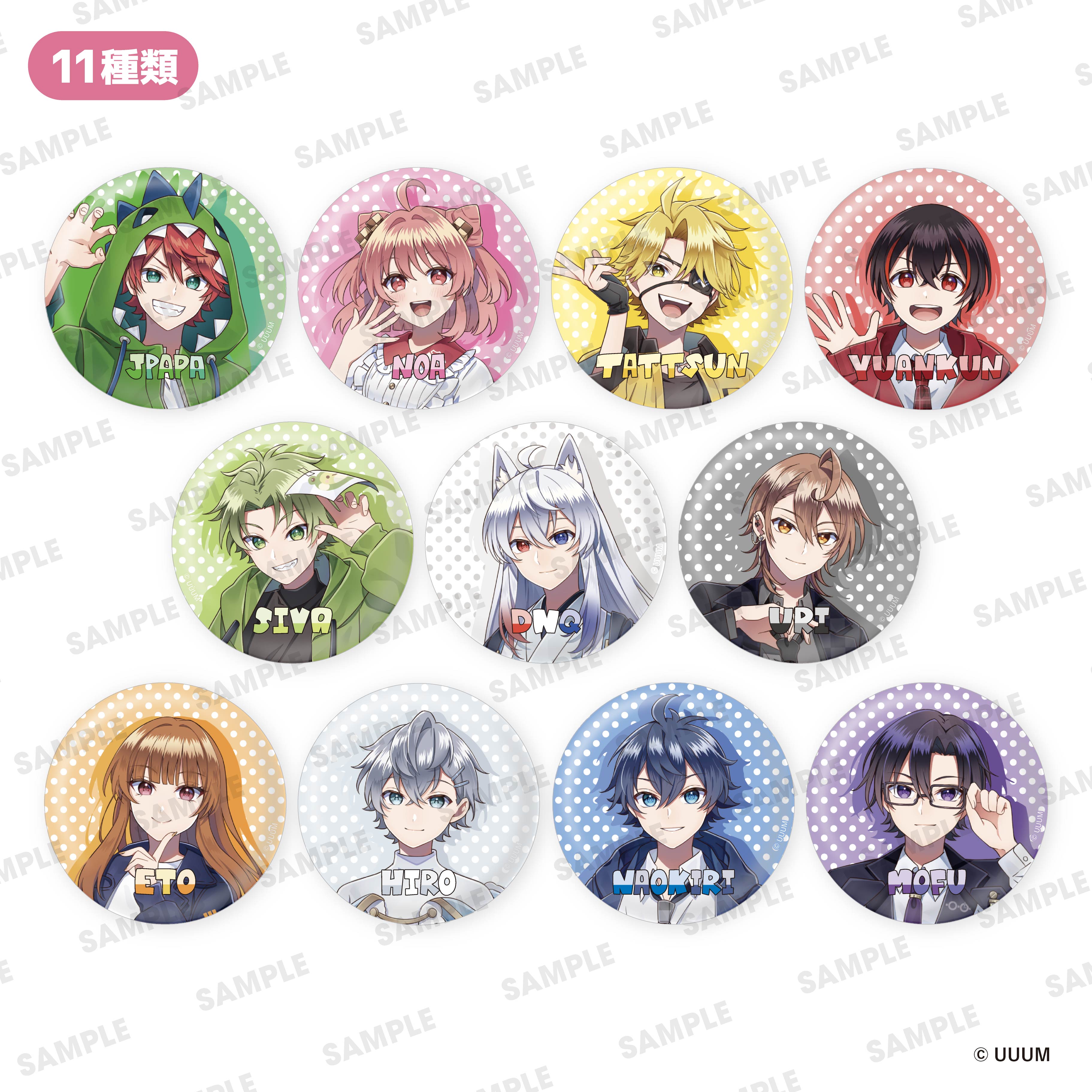 カラフルピーチ】5周年展 缶バッジ｜カラフルピーチ - Creator Store