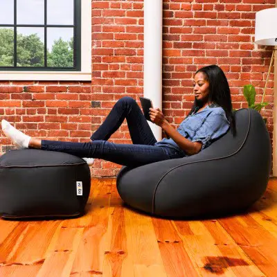 ヨギボー yoibo オットマン ビーズクッション ダークグレー 公式