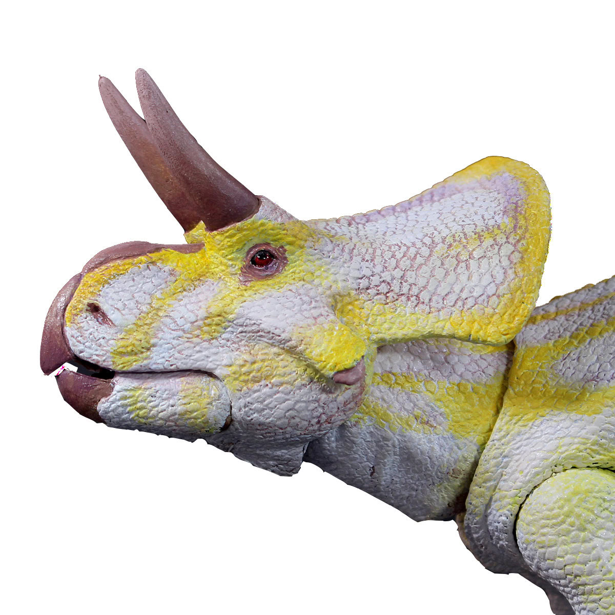 Zuniceratops christopheri (albino vers.)- 1/18th action figure