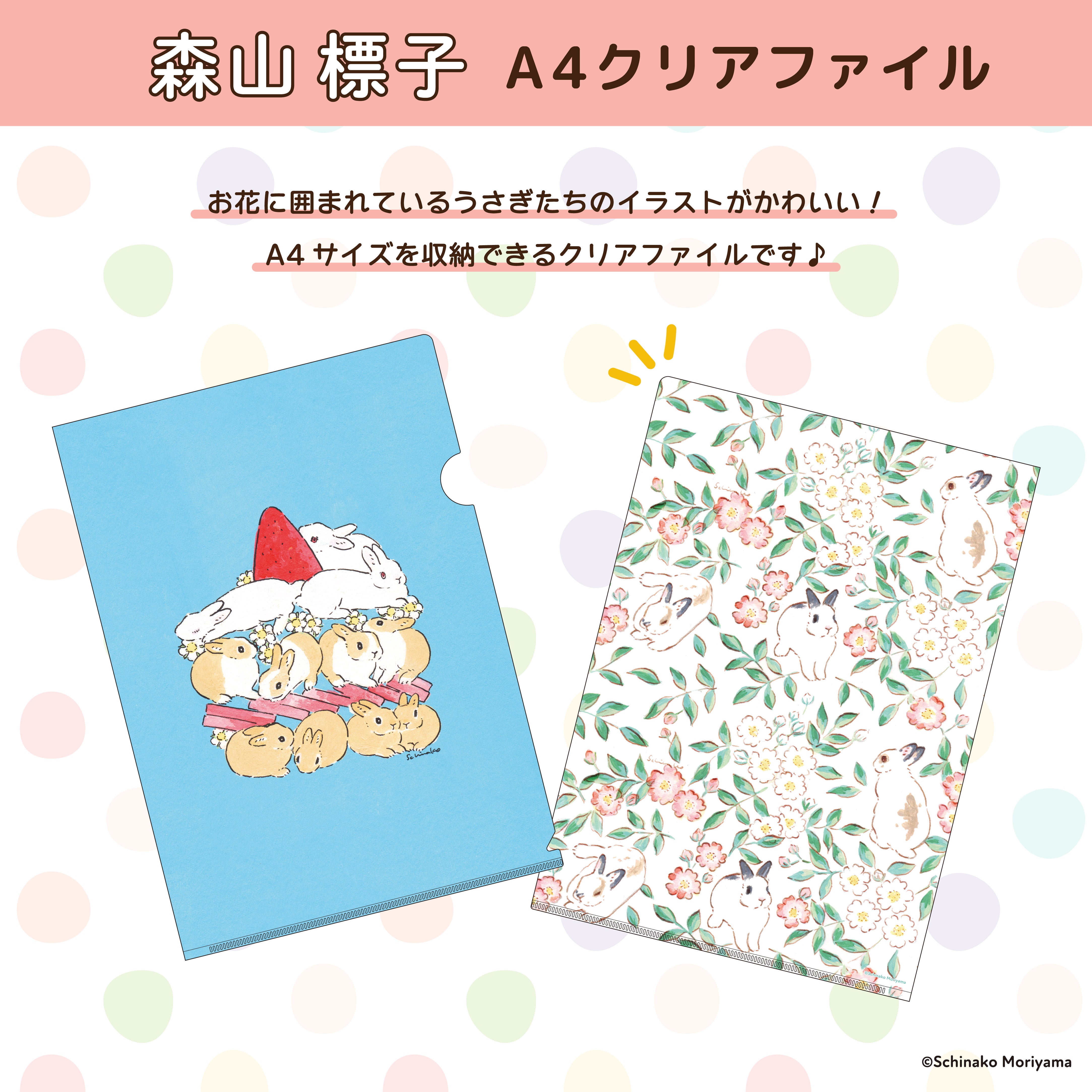 数量限定】A4クリアファイル /森山標子 – クレコ (Creators' Collection)