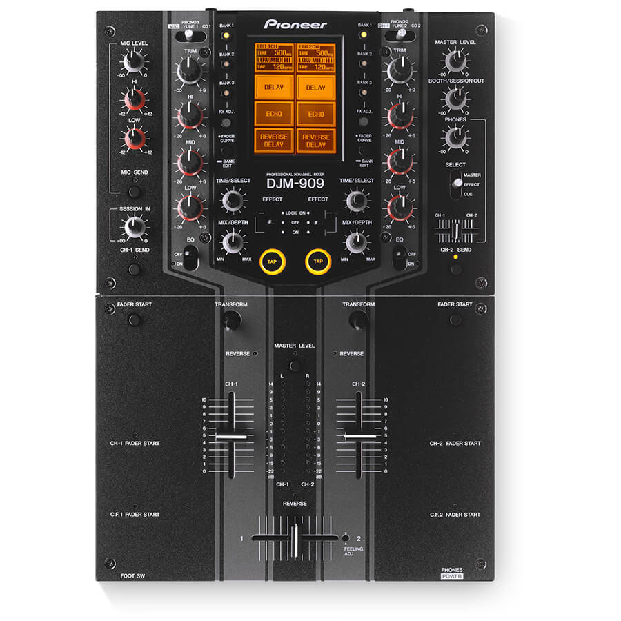 Pioneer DJ DJM-909 2-channel touch-screen scratch mixer - Credible