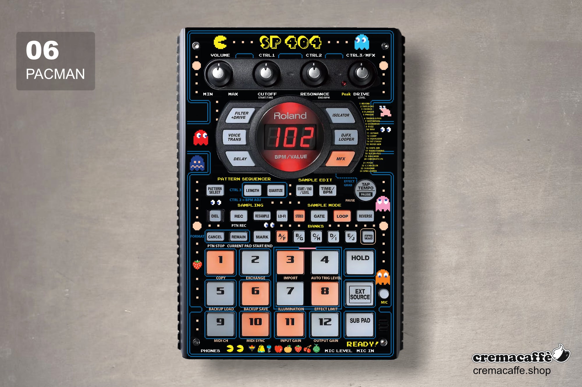 SP-404 SX/A Non-Adhesive Skins – Cremacaffè Design