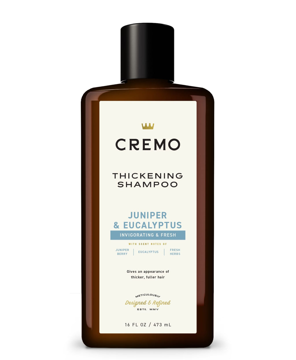 Quality Thickening Juniper & Eucalyptus Shampoo & Conditioner | Cremo