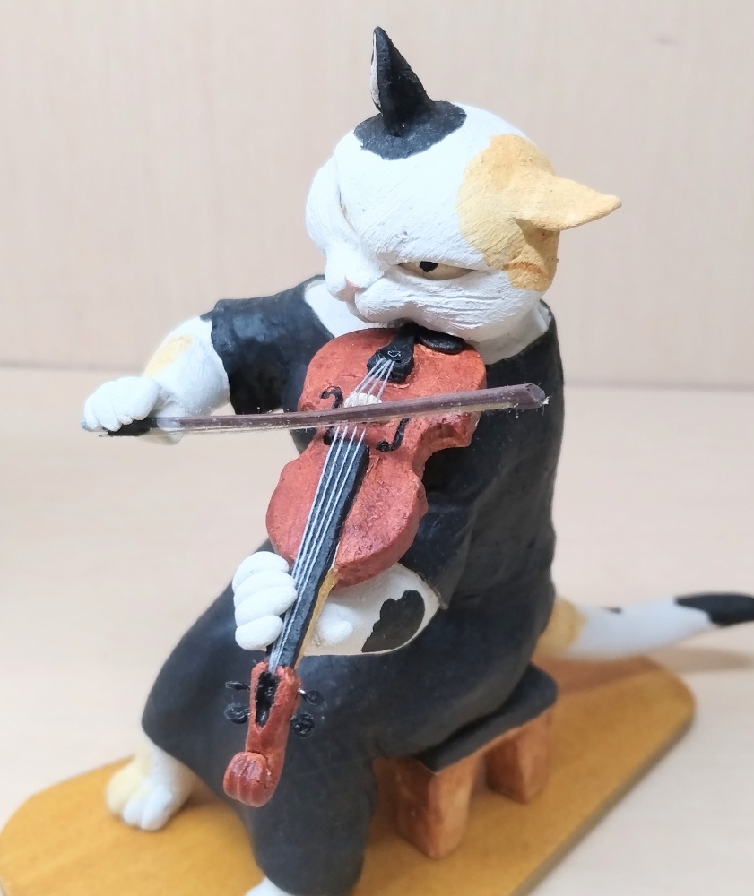 Orchestra Di Cat | 陶製猫アート ネコロジックアーツ 正木卓の作品