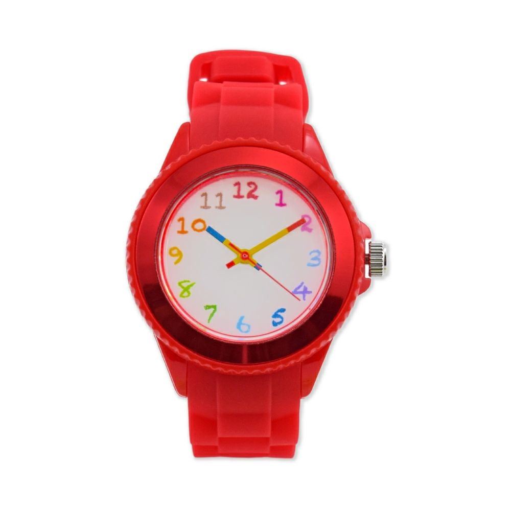 腕時計 クレパス柄トケイ RD | サクラクレパス OFFICIAL SHOP